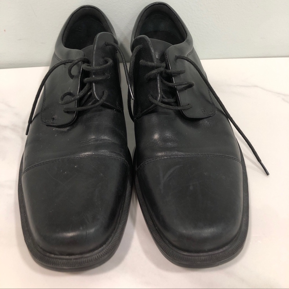 Rockport Men's Black Leather Derby Dress Shoes